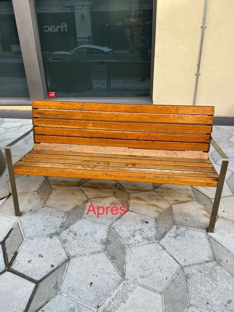 Nettoyage de graffiti après