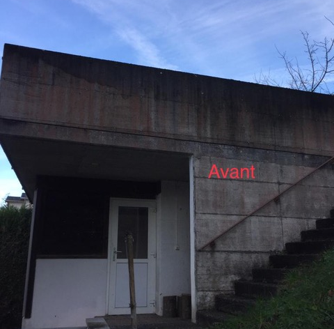 Nettoyage de façade avant