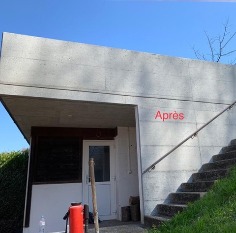 Nettoyage de façade après
