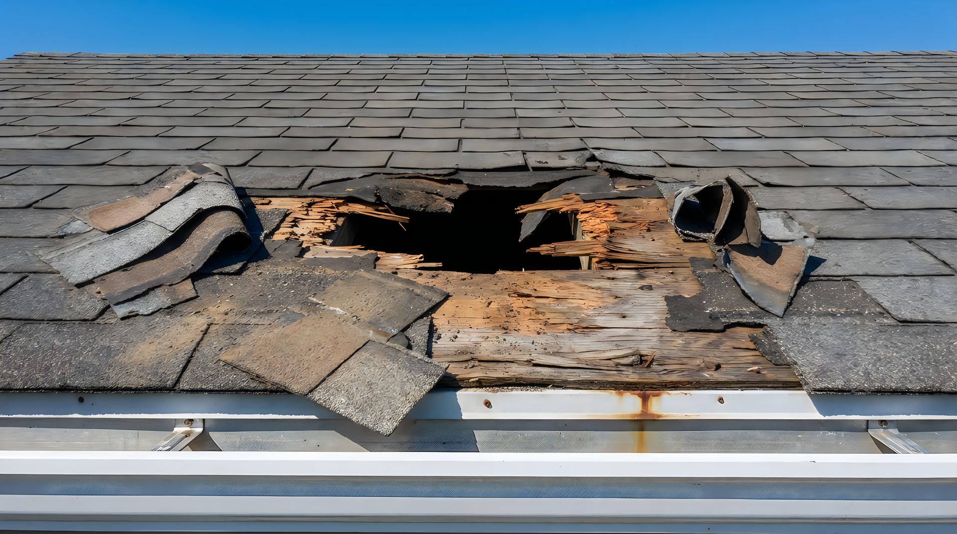 rotten roof decking repair
