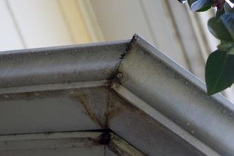 Leaking Rain Gutter Repair