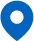 Icono de pin de ubicación azul.