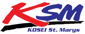 Logo for KOSEI St. Marys, featuring a red