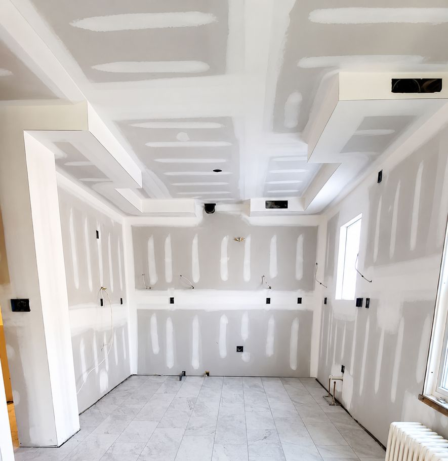 Spa-inspired master bathroom remodel with walk-in shower and floating vanity