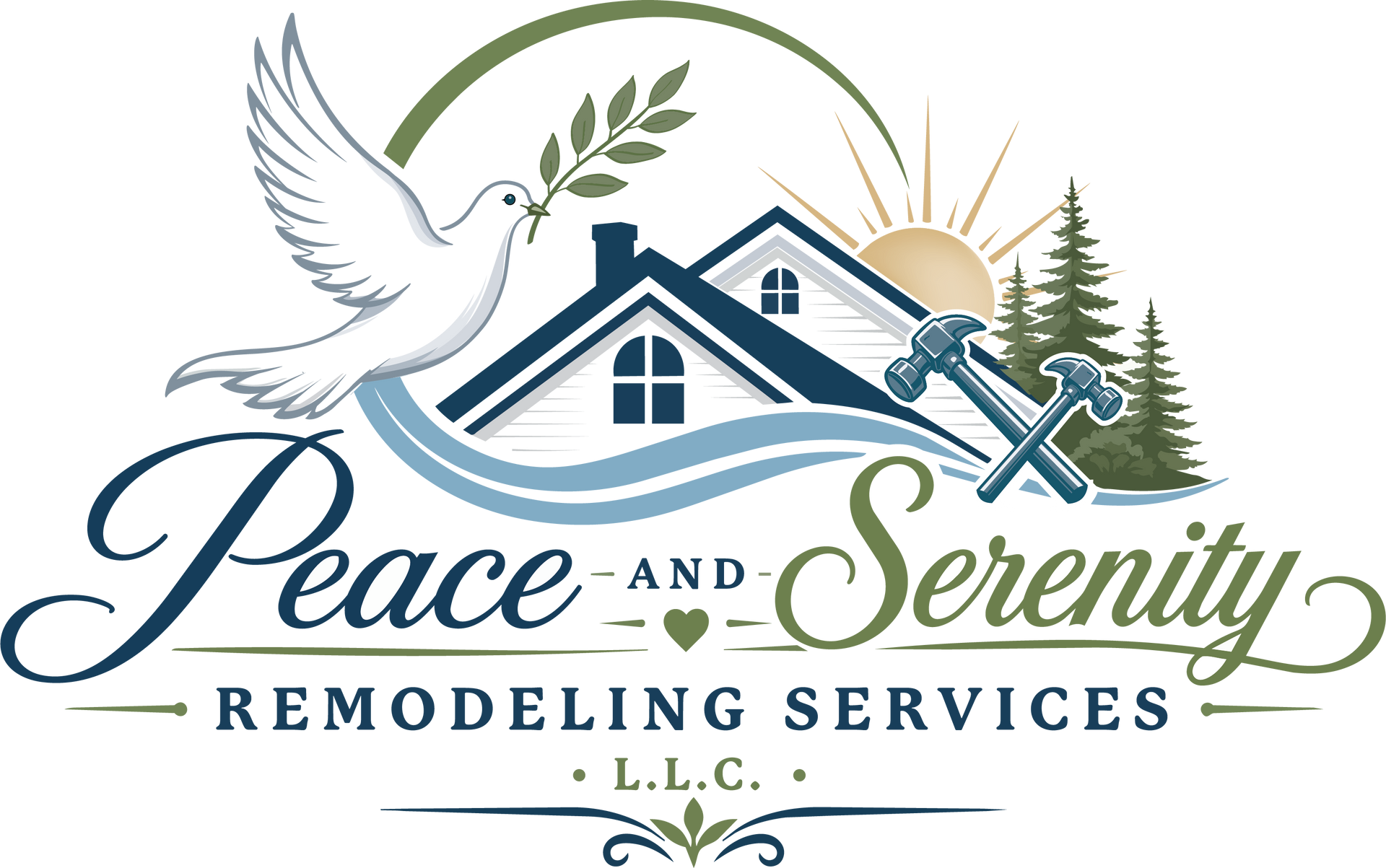 Peace & Serenity Remodeling Services logo