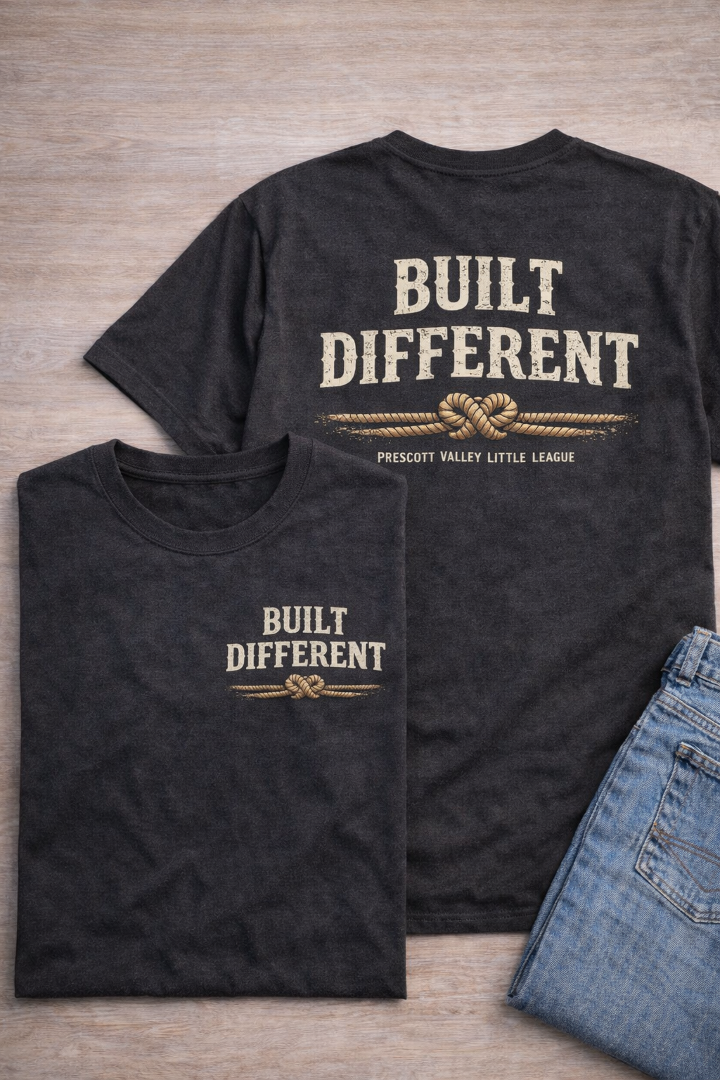 Built Different T-Shirt - charcoal