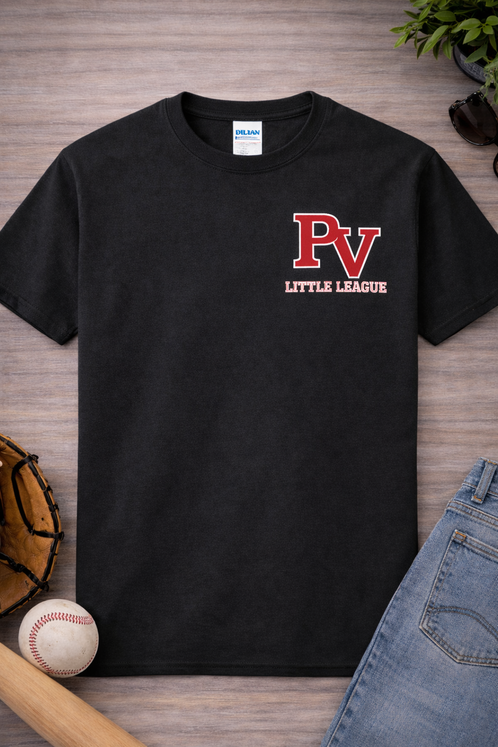 Black Baseball Dad Straight Outta Money T-Shirt back