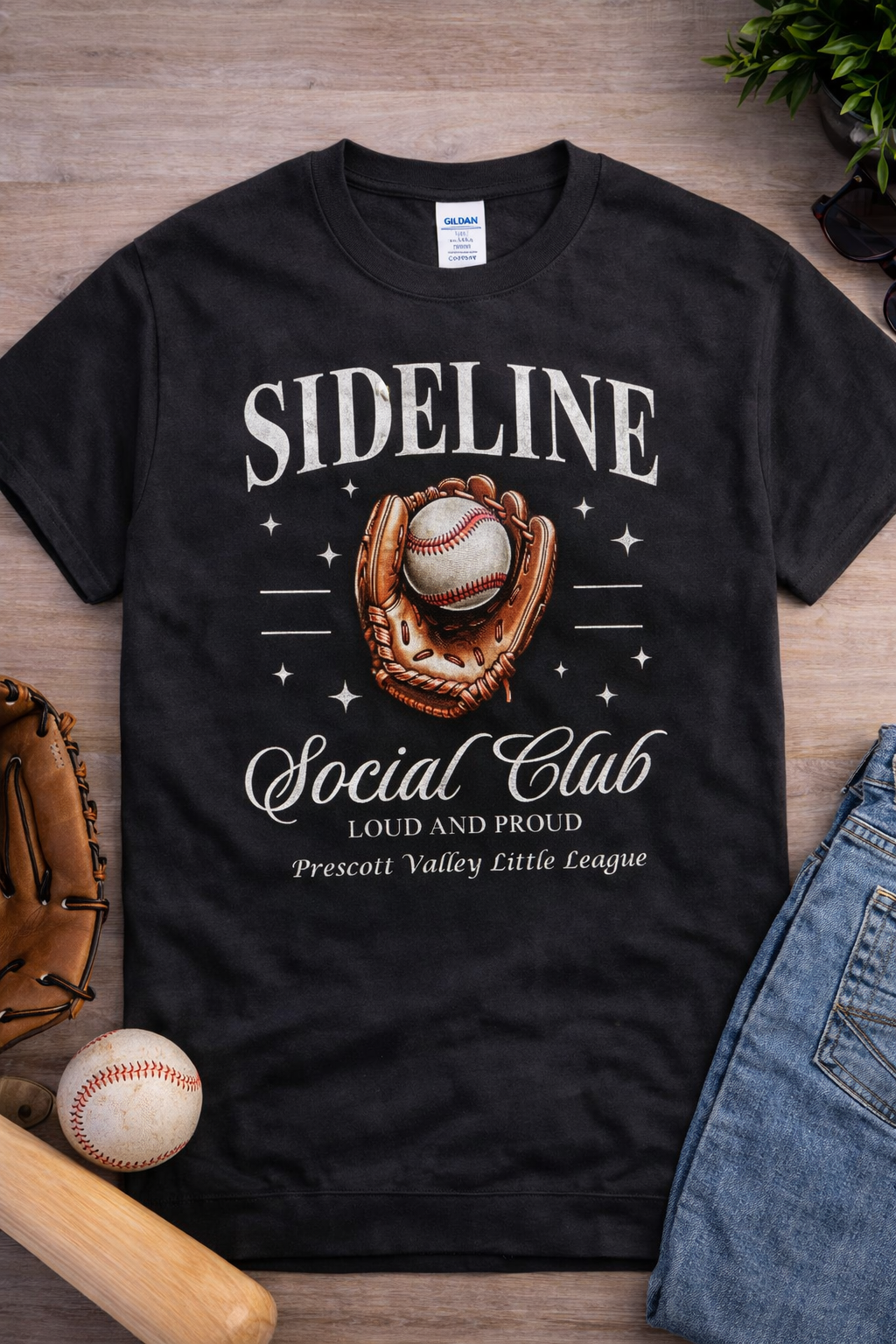 Sideline Social Club Sand T-Shirt