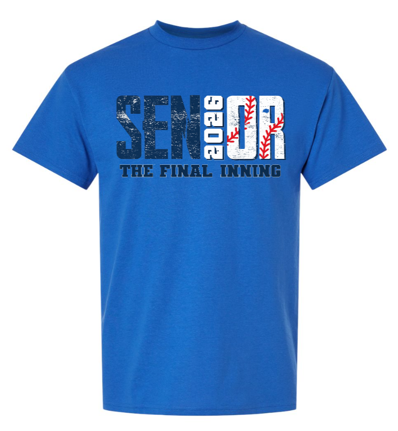 2026 Senior The Final Inning T-Shirt - grey