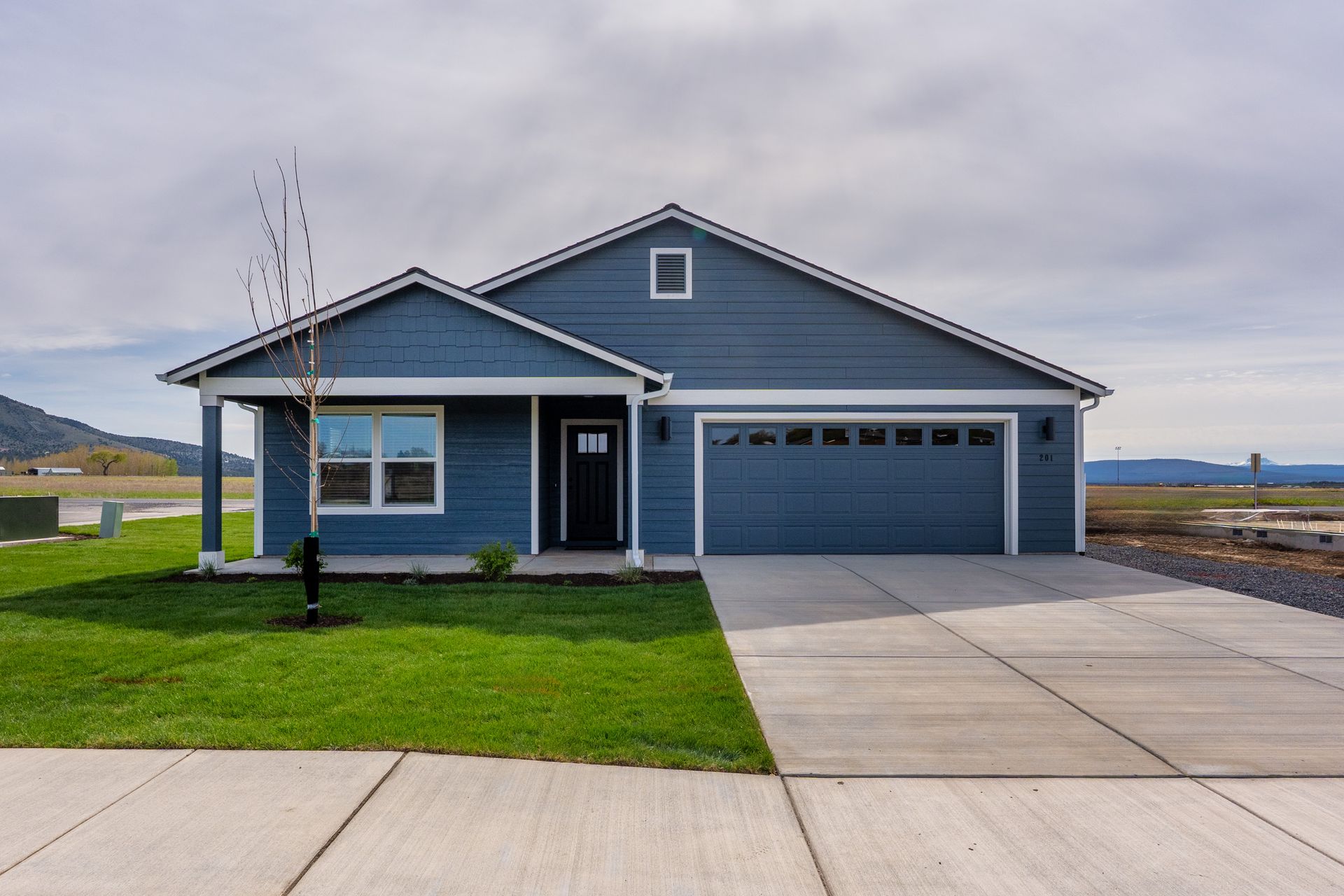 Front exterior of ranch style home