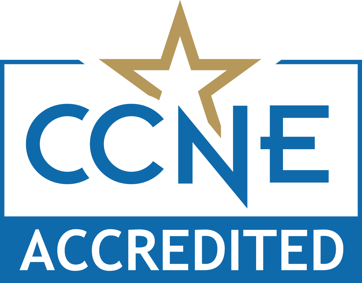 Accredited by the Commission on Collegiate Nursing Education