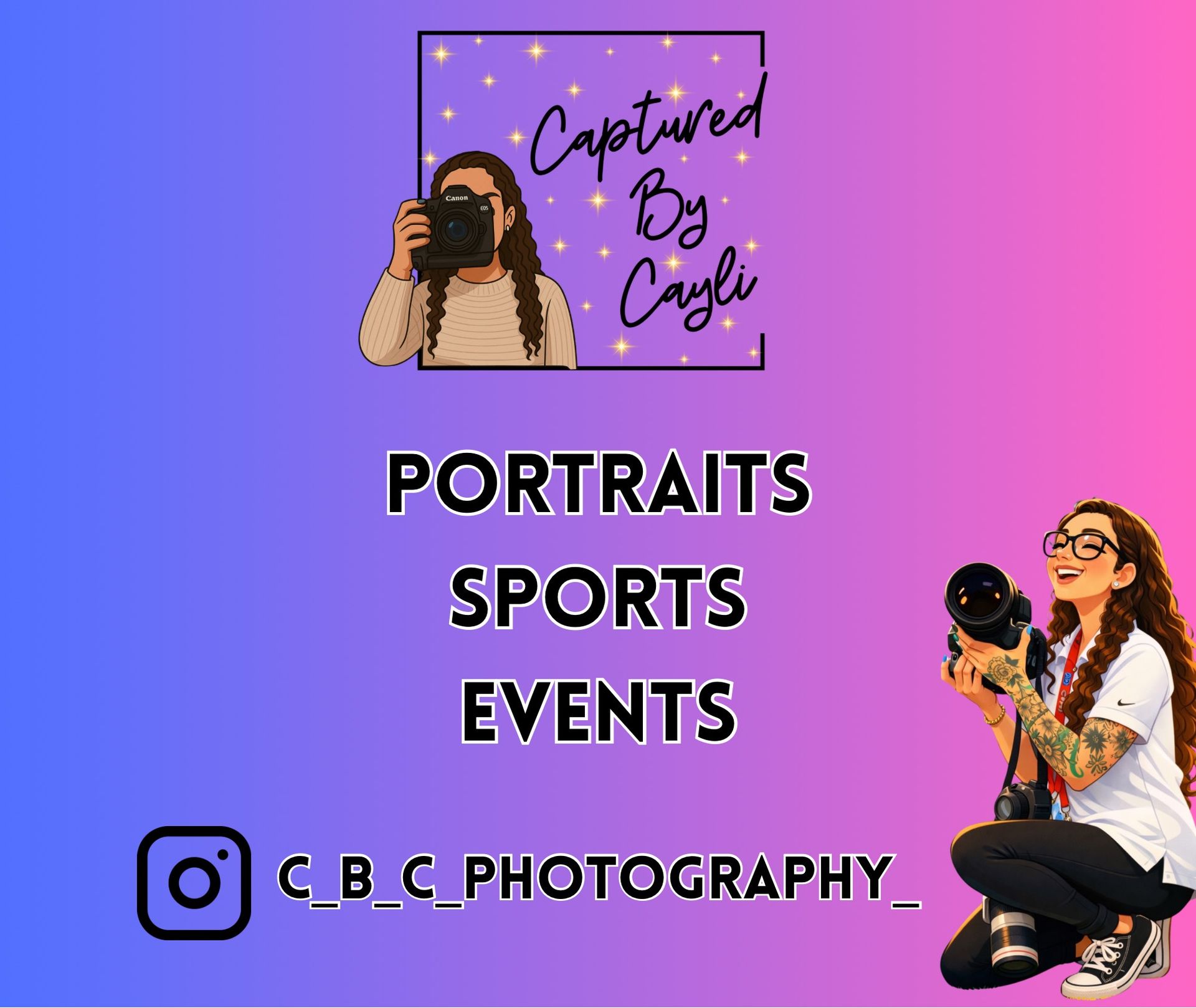 sports and events portraits and photography