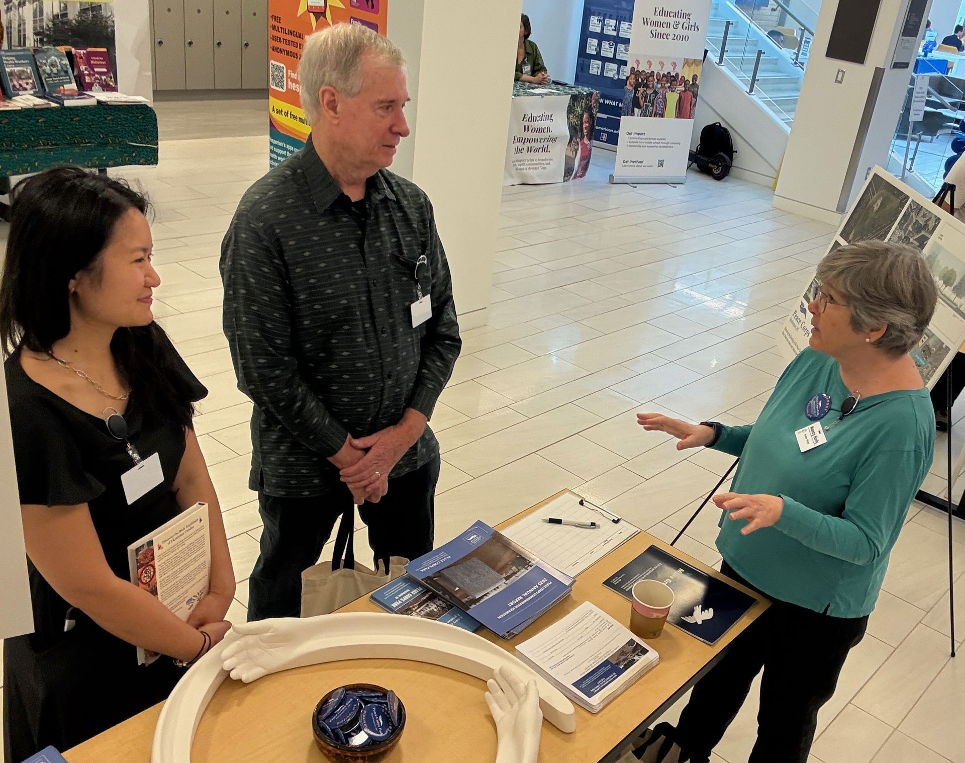 Peace Corps Park volunteer Nancy Kelly shares progress on the project with attendees at the 2026 Peace Corps Connect conference in Washington D.C.