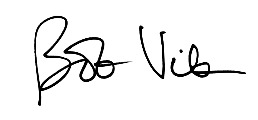 An image of Bob Vila's handwritten signature