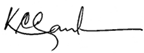 An image of Kul Chandra Gautam's handwritten signature