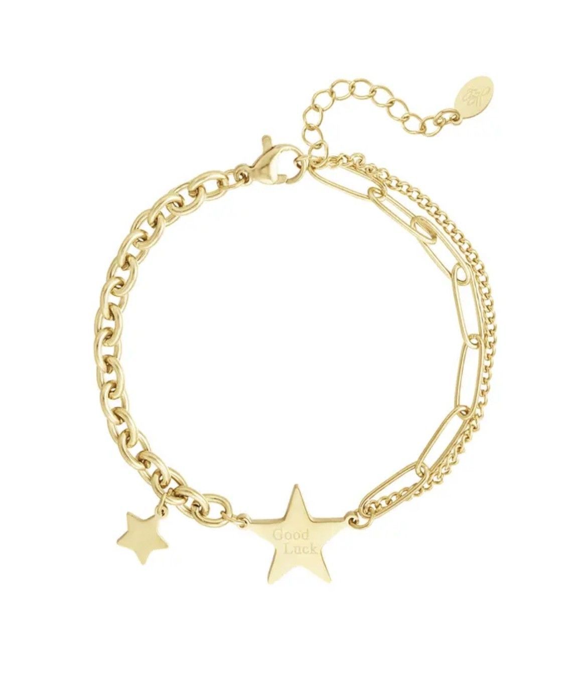 Armband good luck goud of zilver