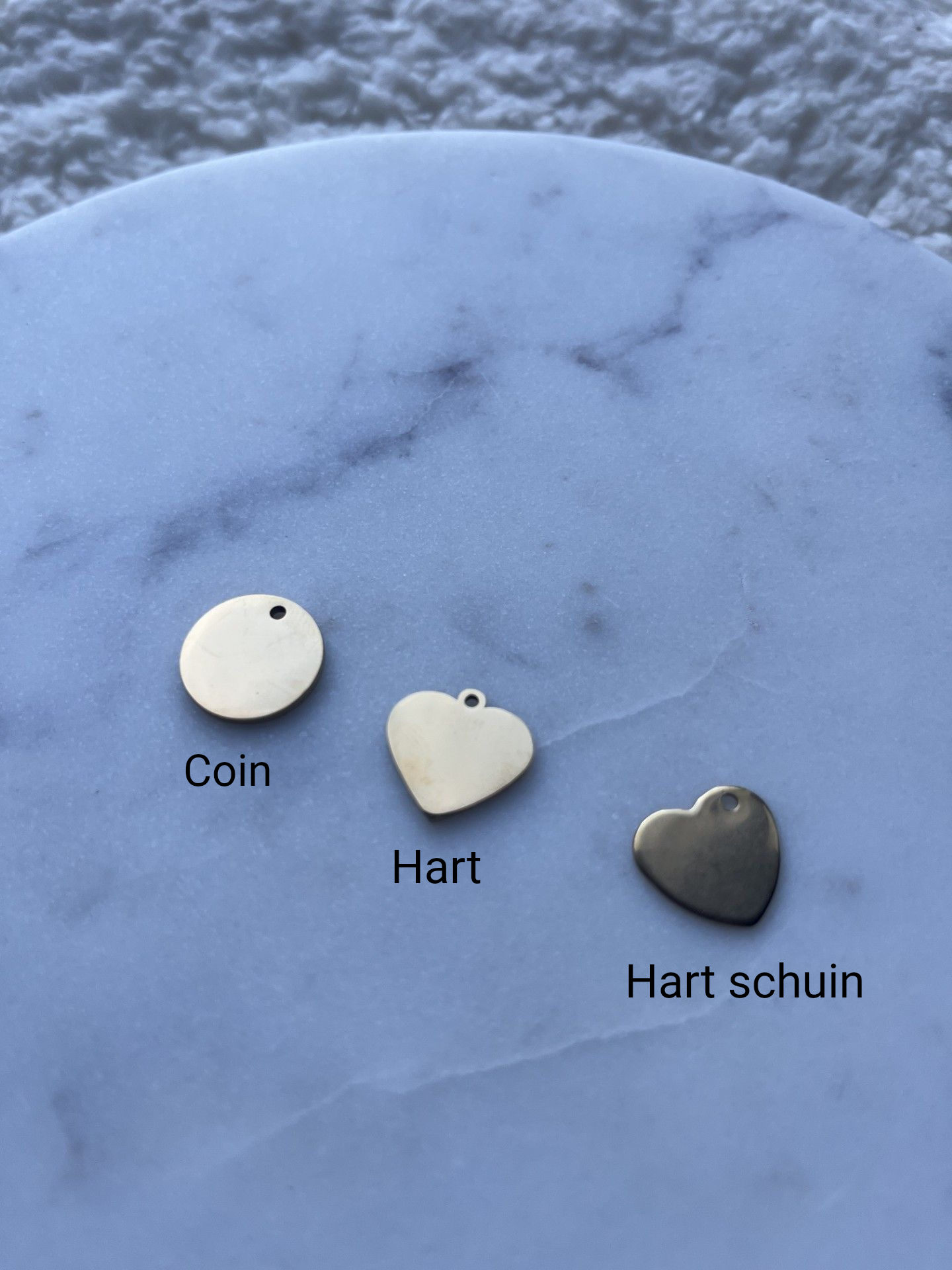 Gepersonaliseerde gegraveerde bedel goud
