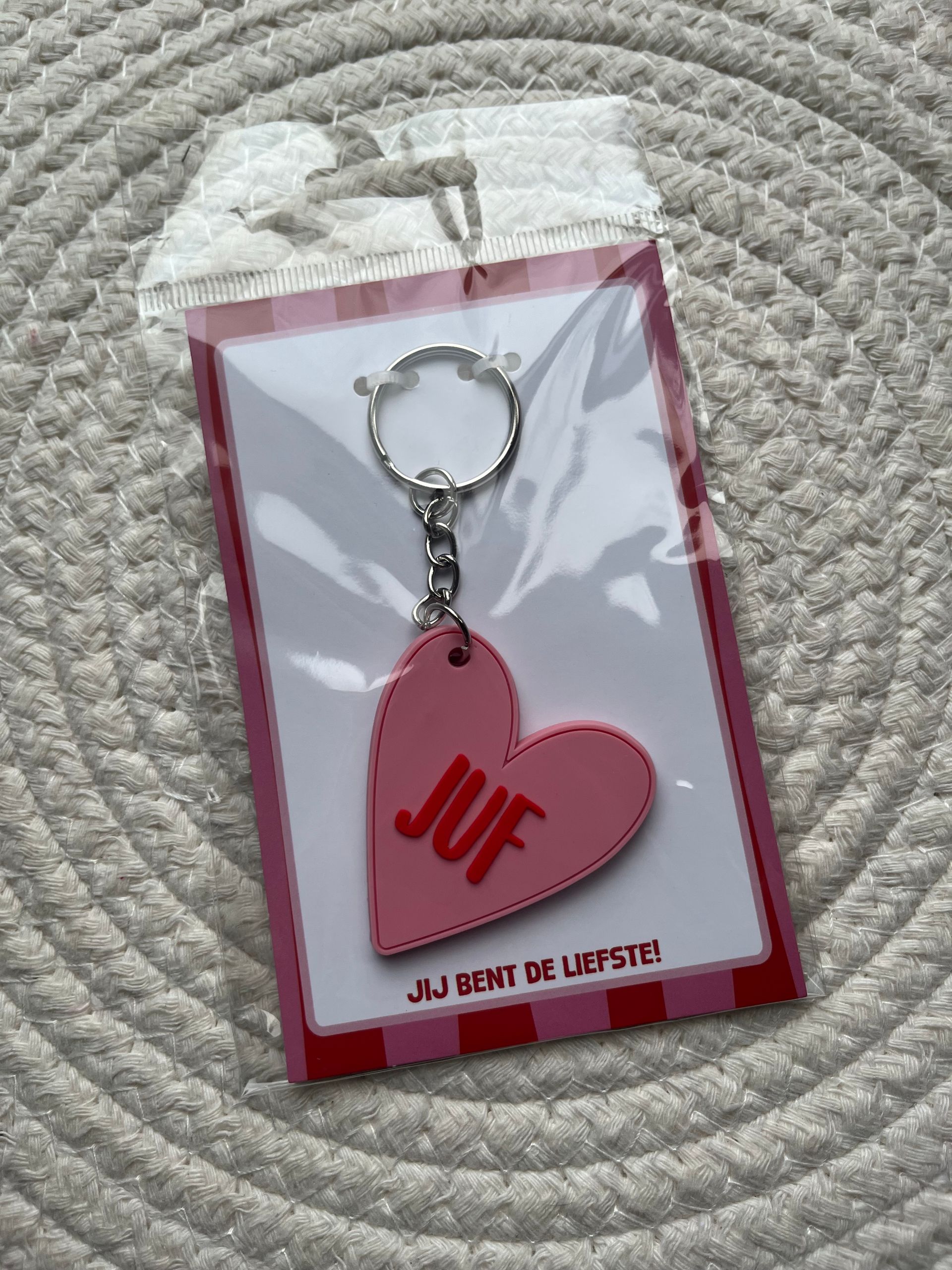 Sleutelhanger juf