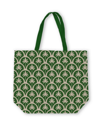 Tas palmbomen groen
