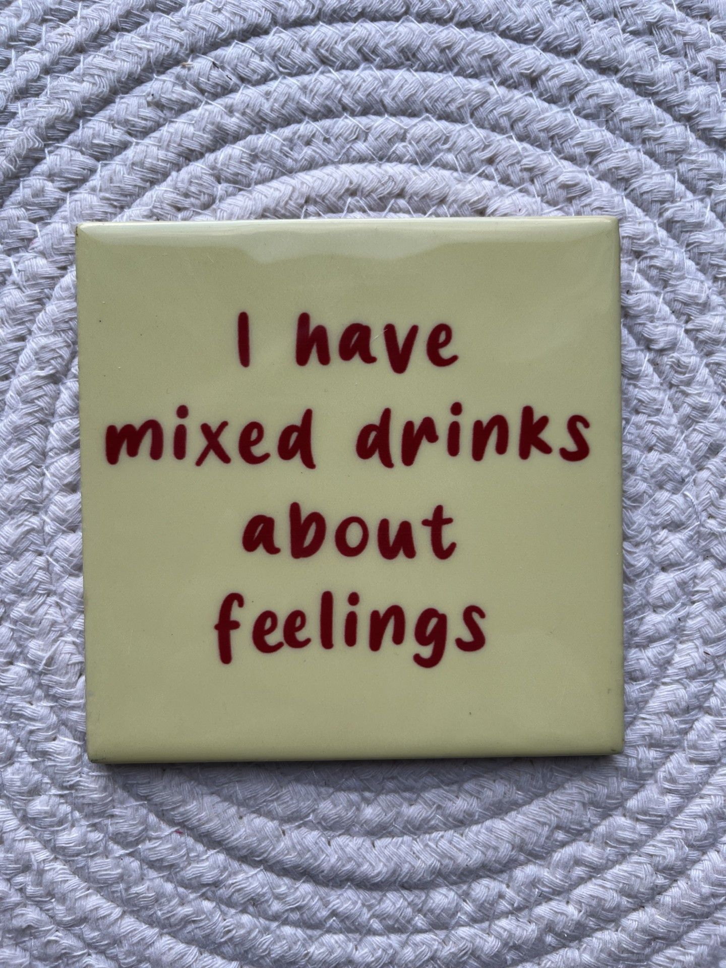 Tegeltje mixed drinks