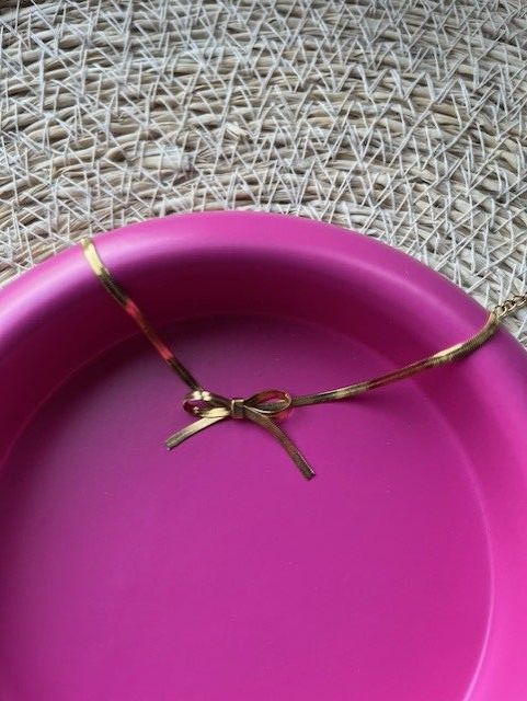 Armband strikje goud of zilver