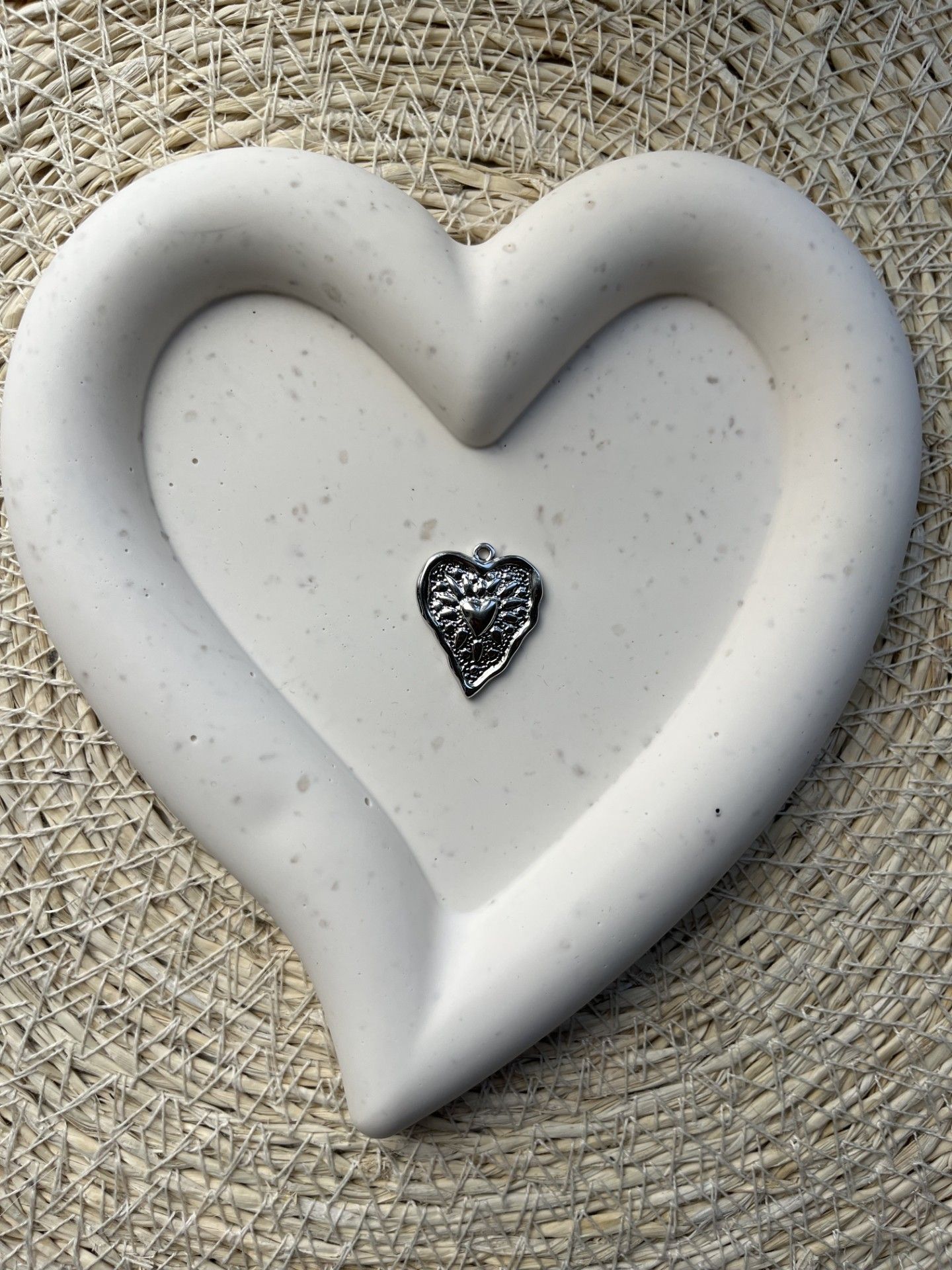 Bedel hart in love zilver