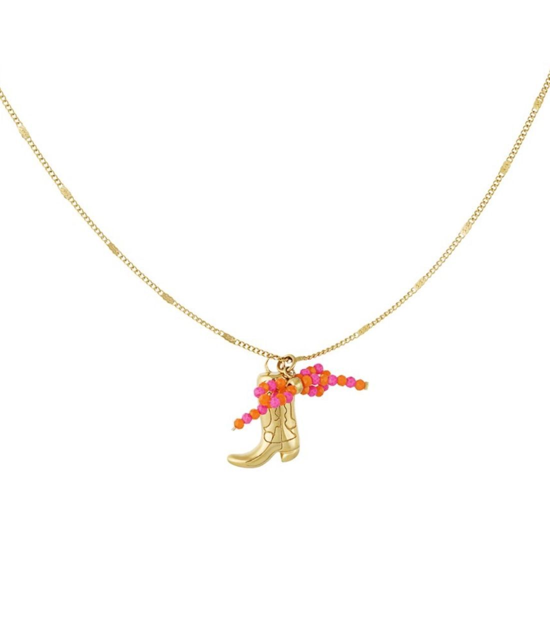 Ketting cowboylaars met strik