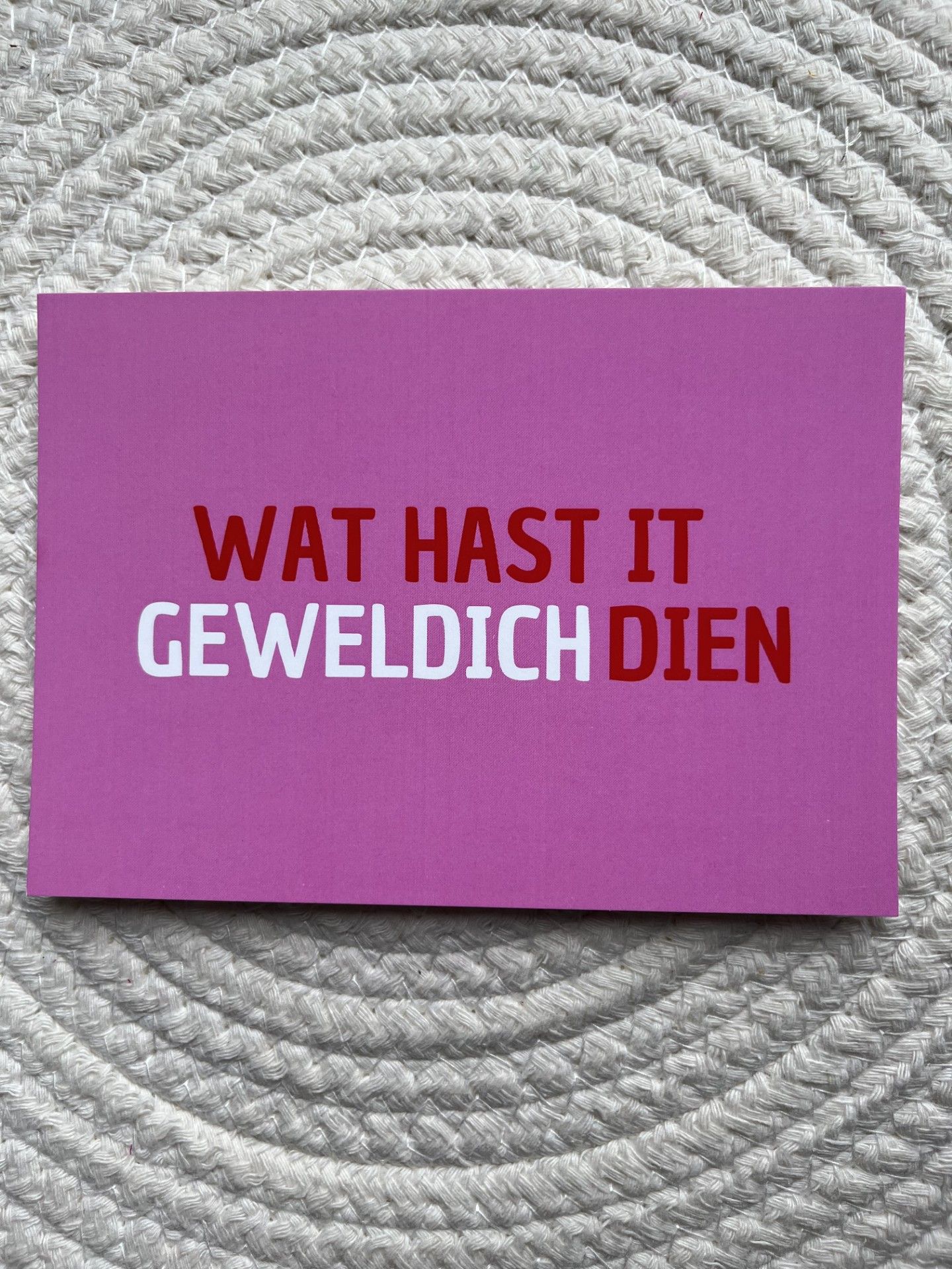 Fryske kaart geweldich dien