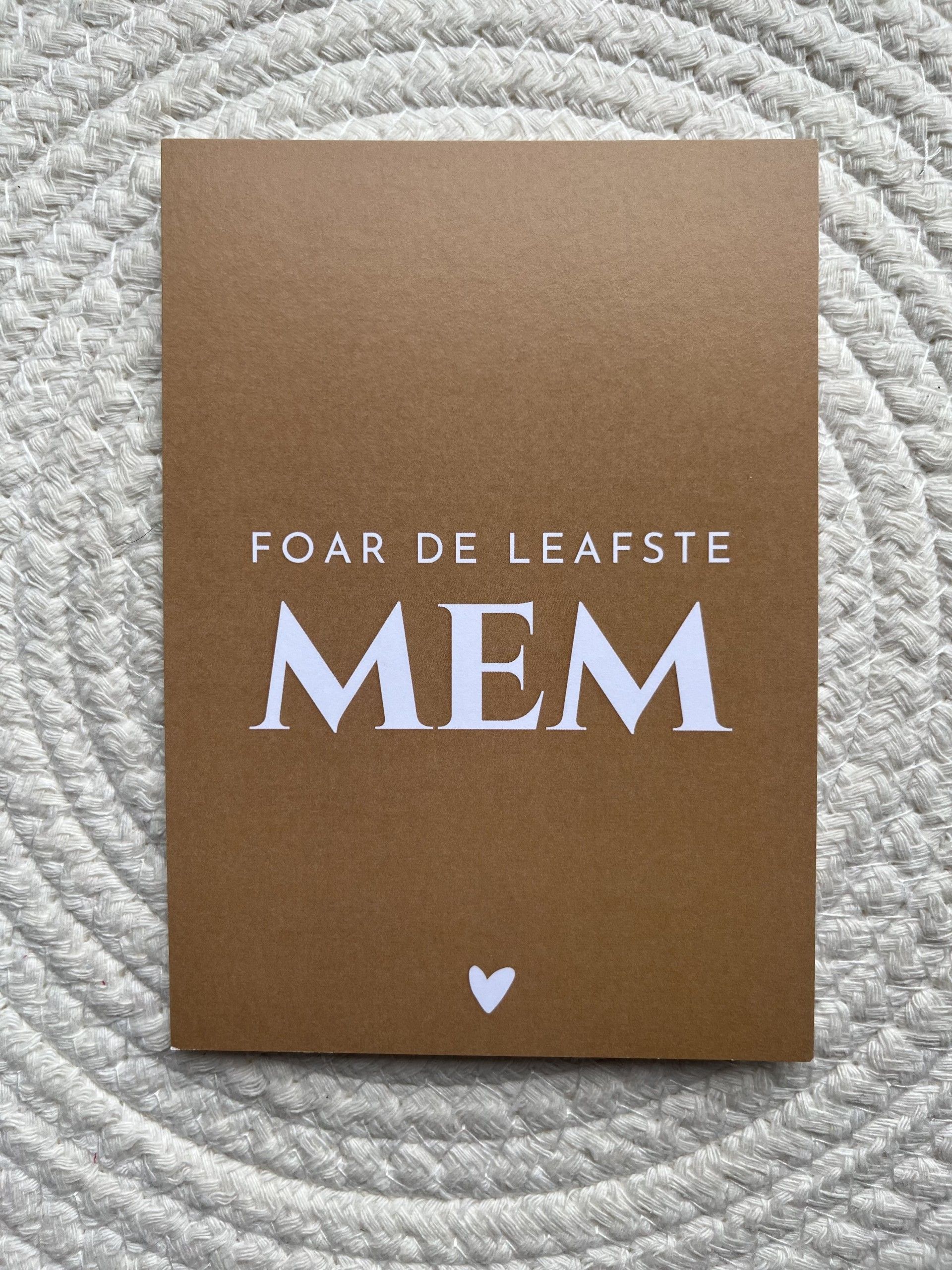 Kaart leafste mem