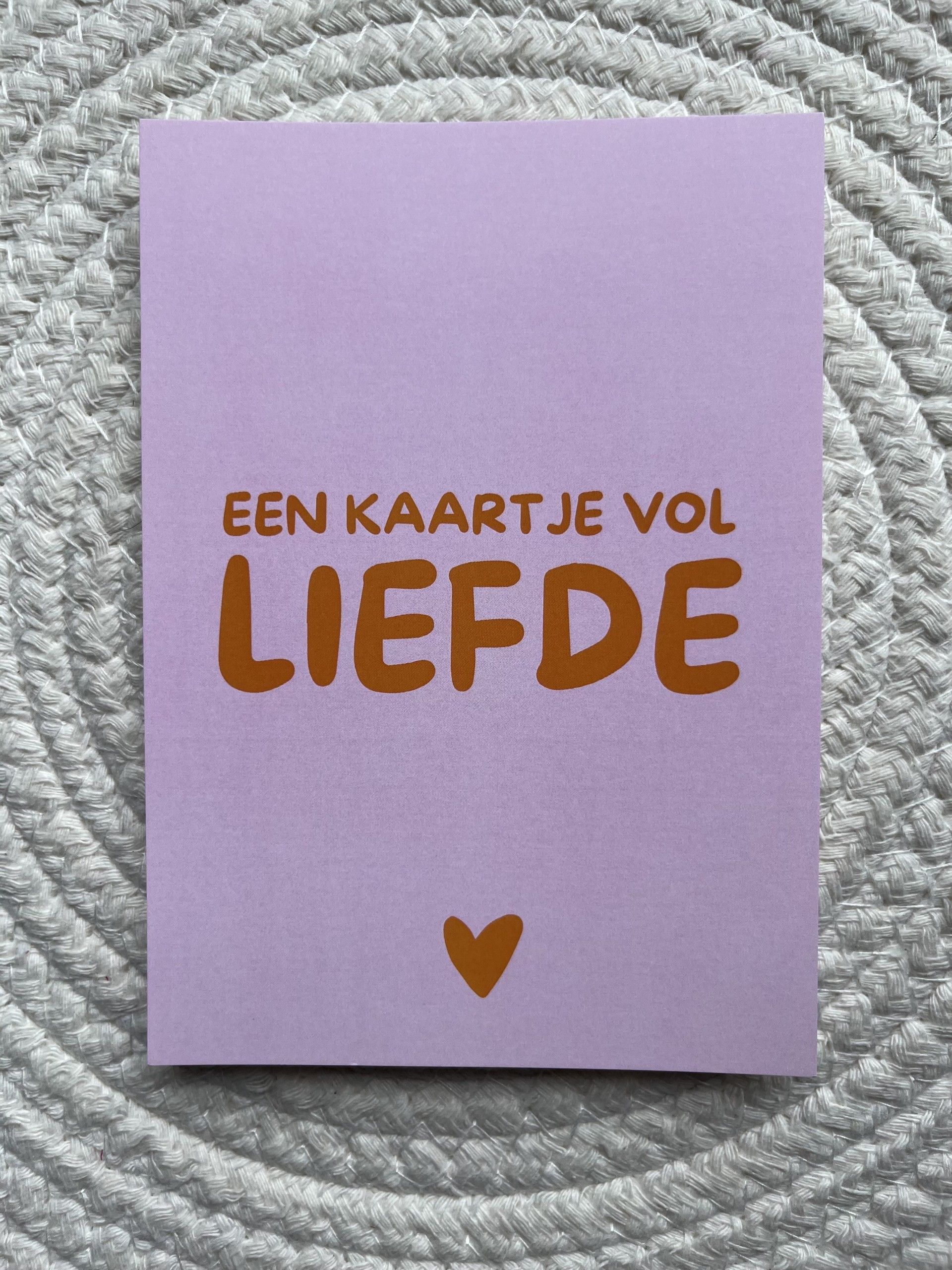 Kaart vol liefde