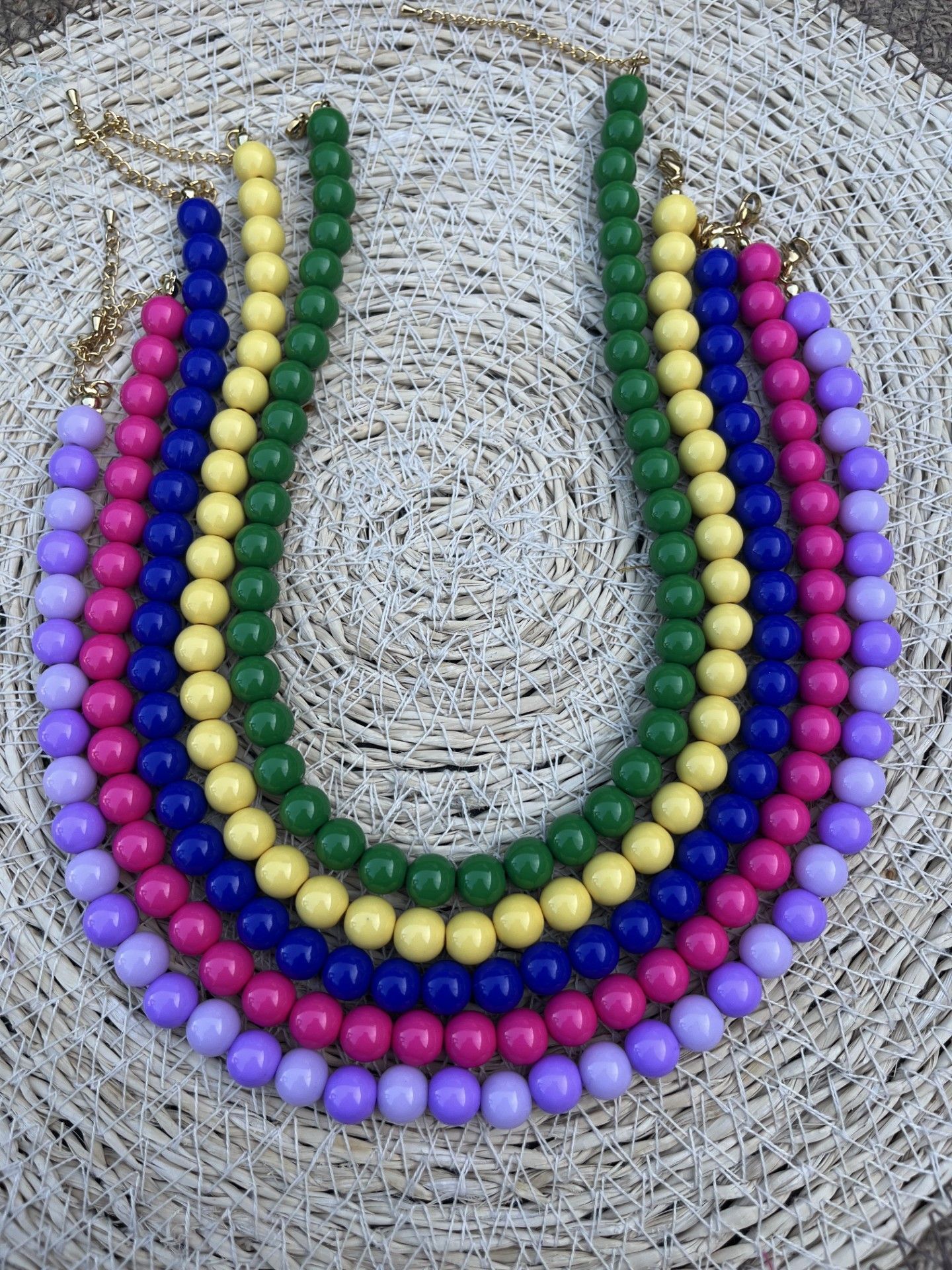 Kralenketting zelf samenstellen div kleuren 10mm