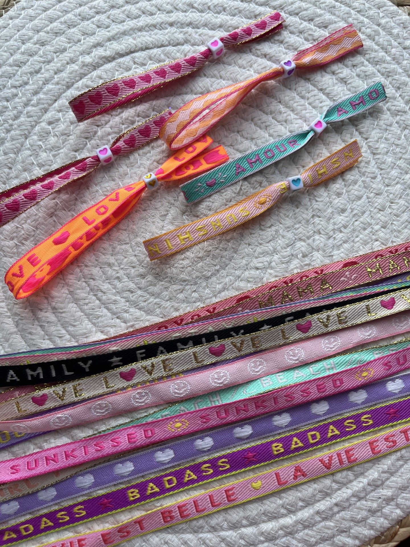 Lint armbandjes div kleuren