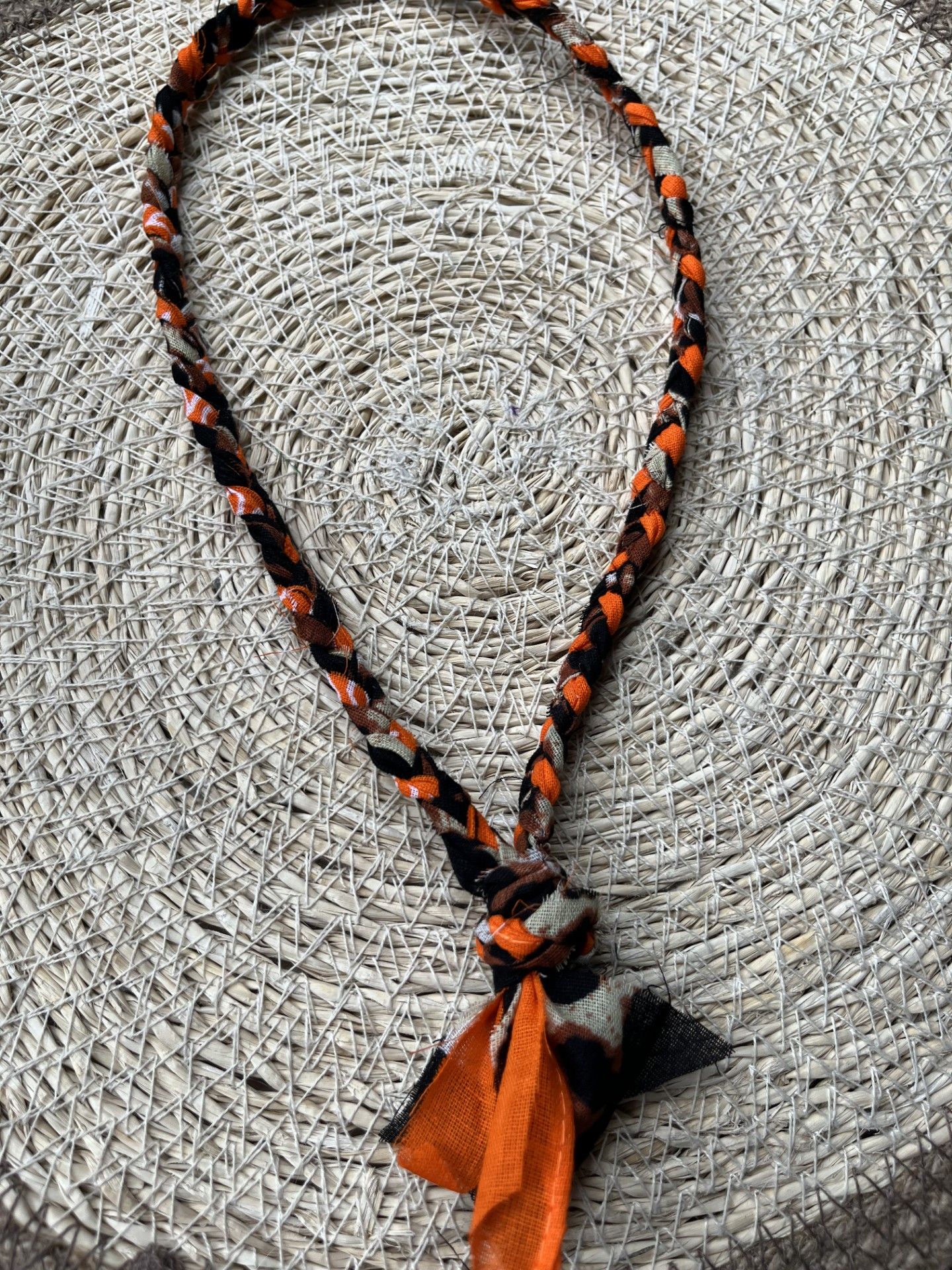 Bandana oranje en panter (koningsdag)