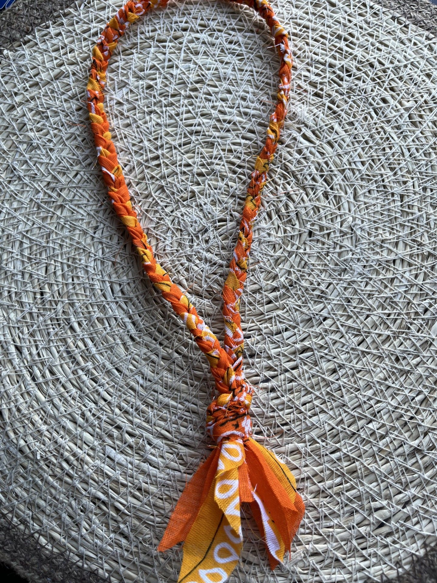 Bandana oranje tinten