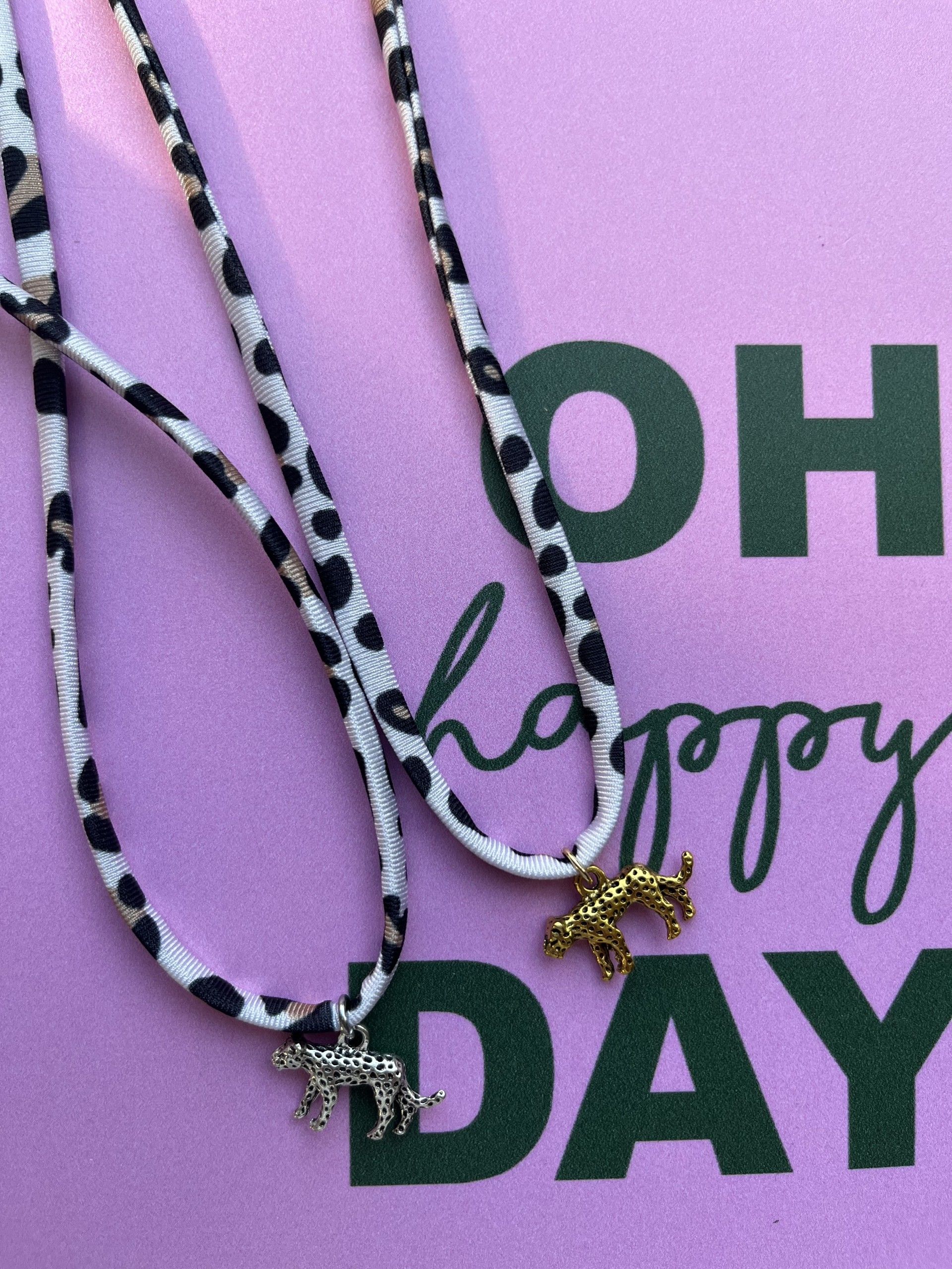 Panter ketting goud of zilver
