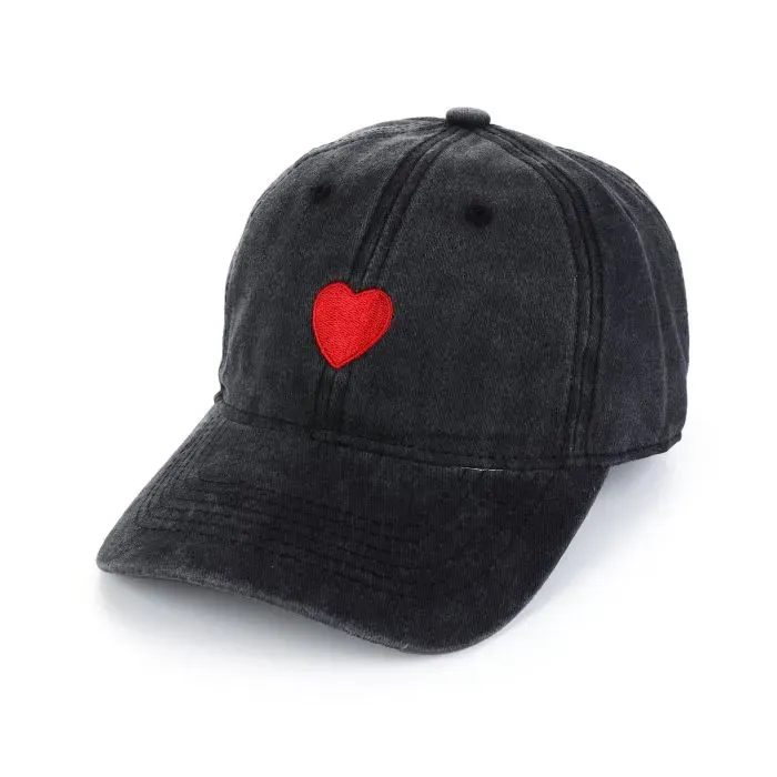 Pet met hartje black