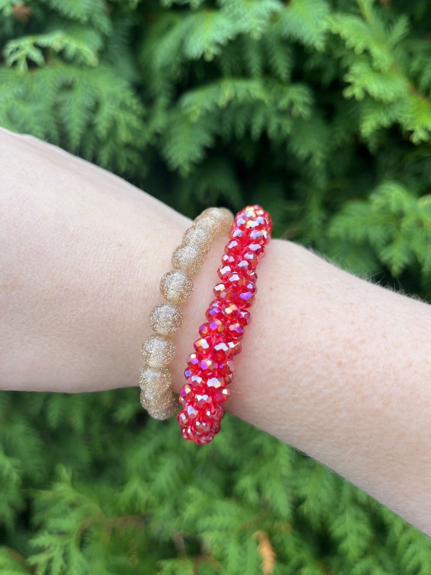 Strass rood