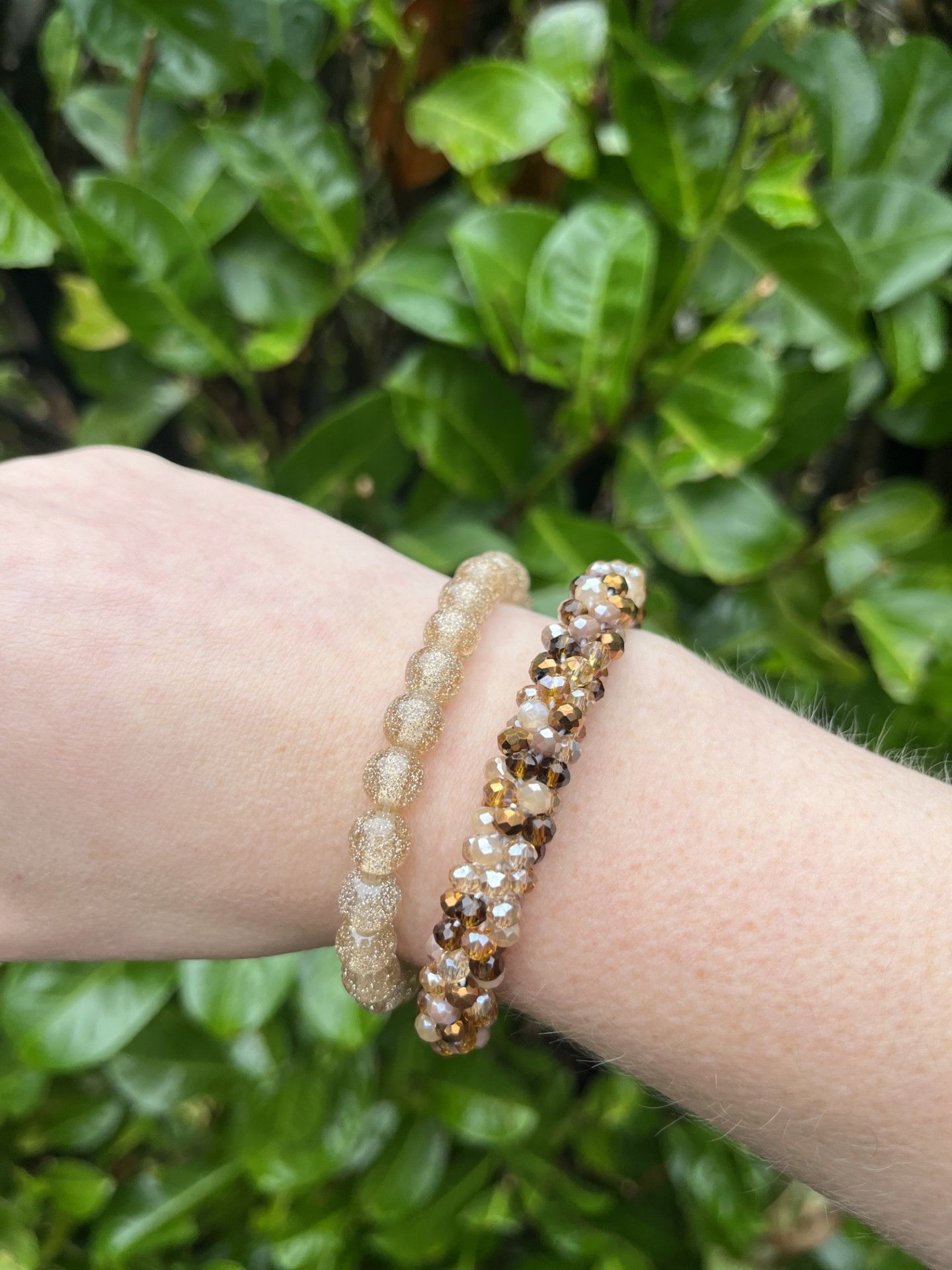 Strass mix bruin