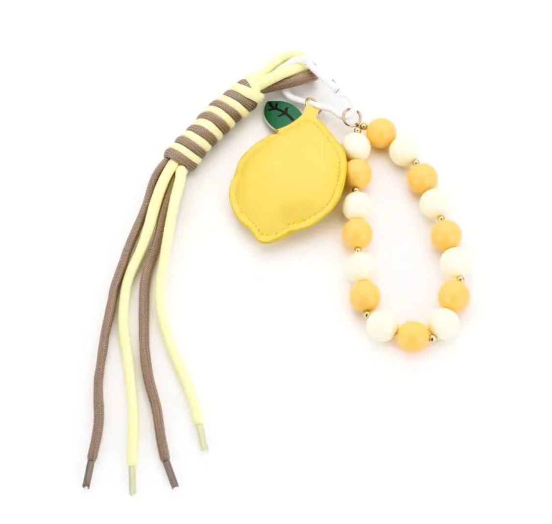 Tas/sleutelhanger lemon