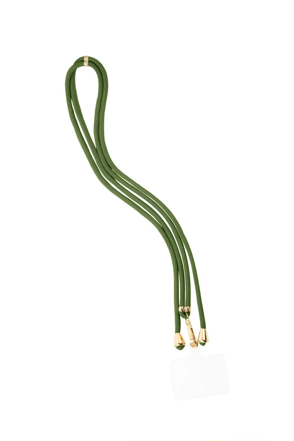Telefoonkoord olijfgroen