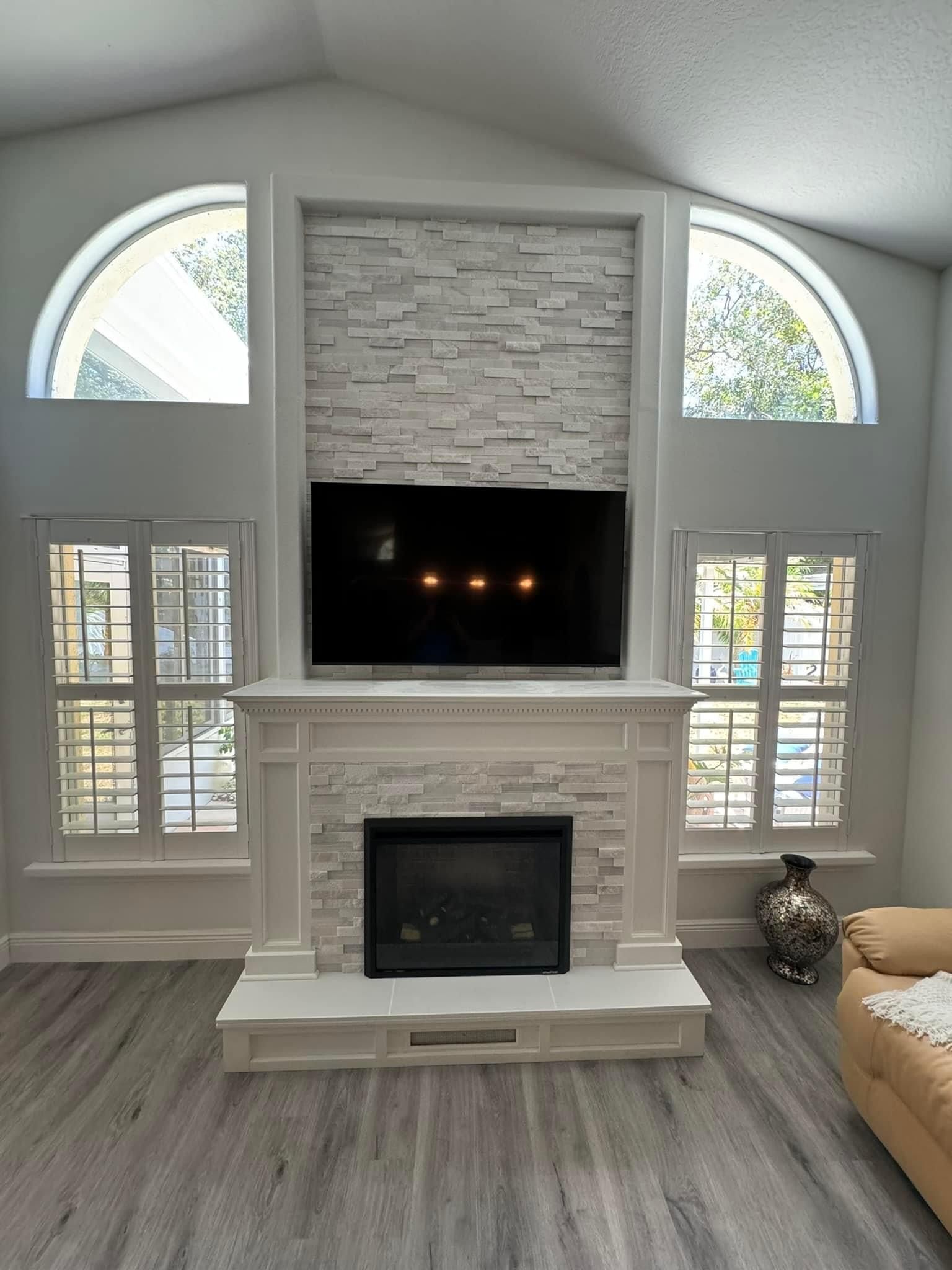 fireplace renovation