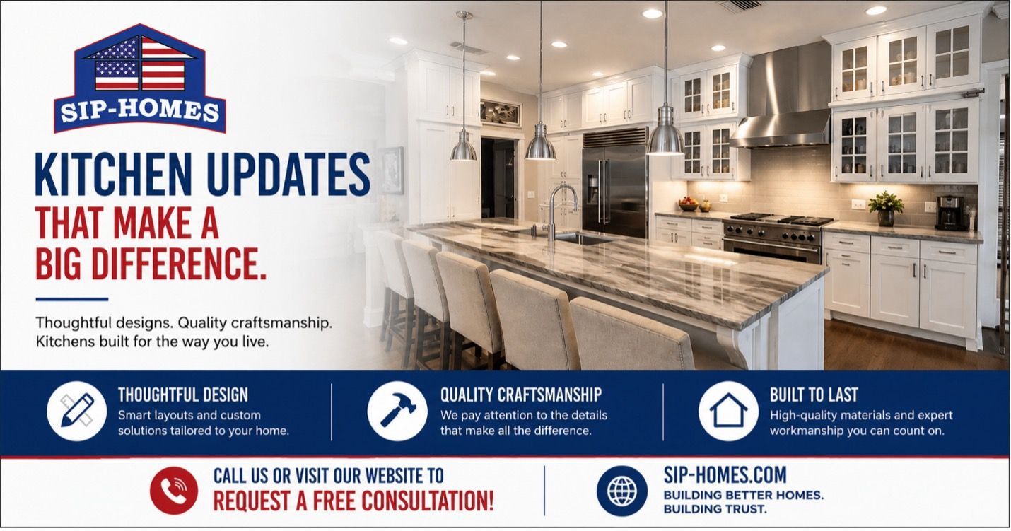 Kitchen remodeling project completed in Lithia Florida by SIP Homes