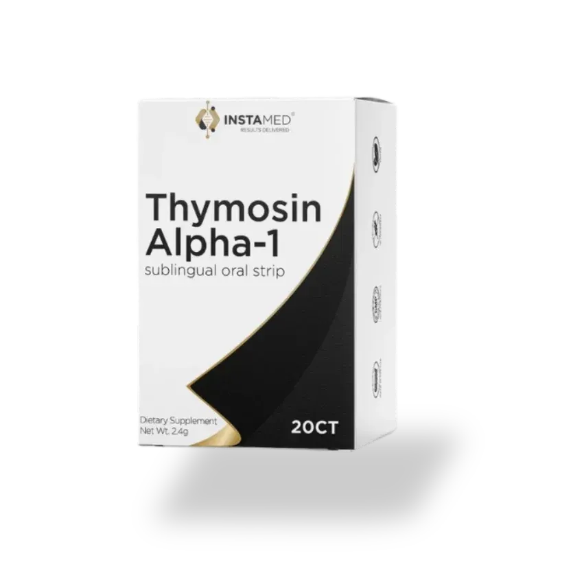 Thorne Vitamin C with Flavonoids supplement bottle with blue abstract label