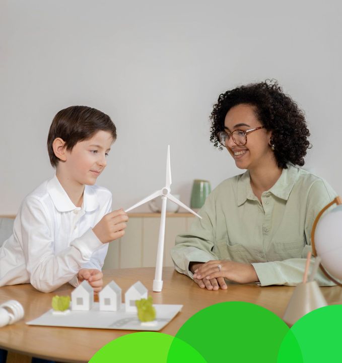 Von Klein auf Energie gemeinsam nutzen