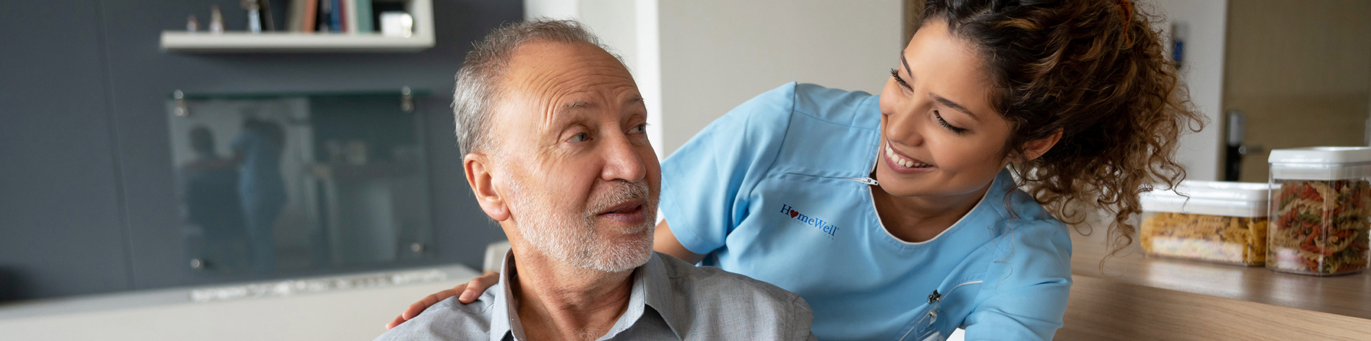 patient with caregiver