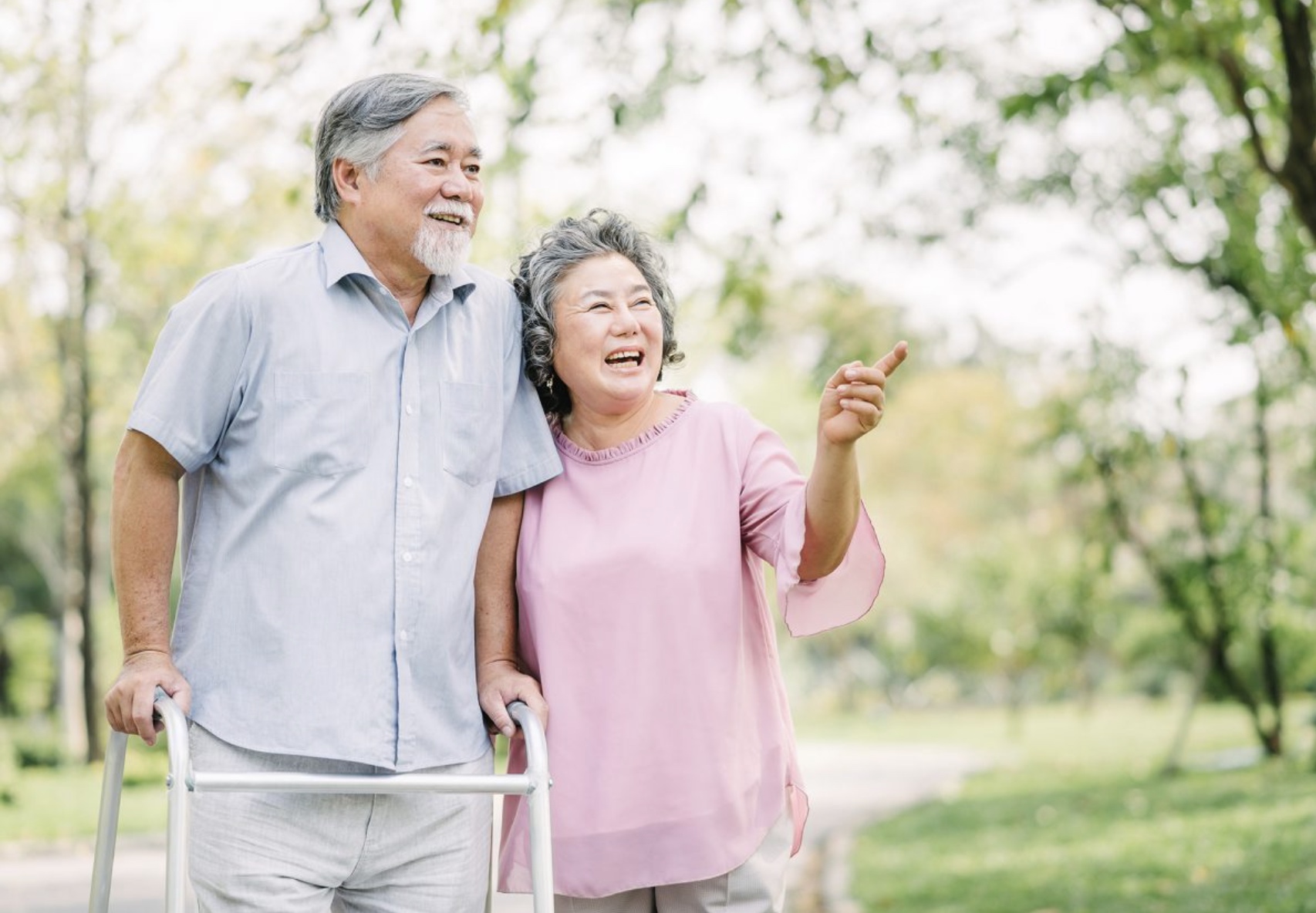 patient with caregiver