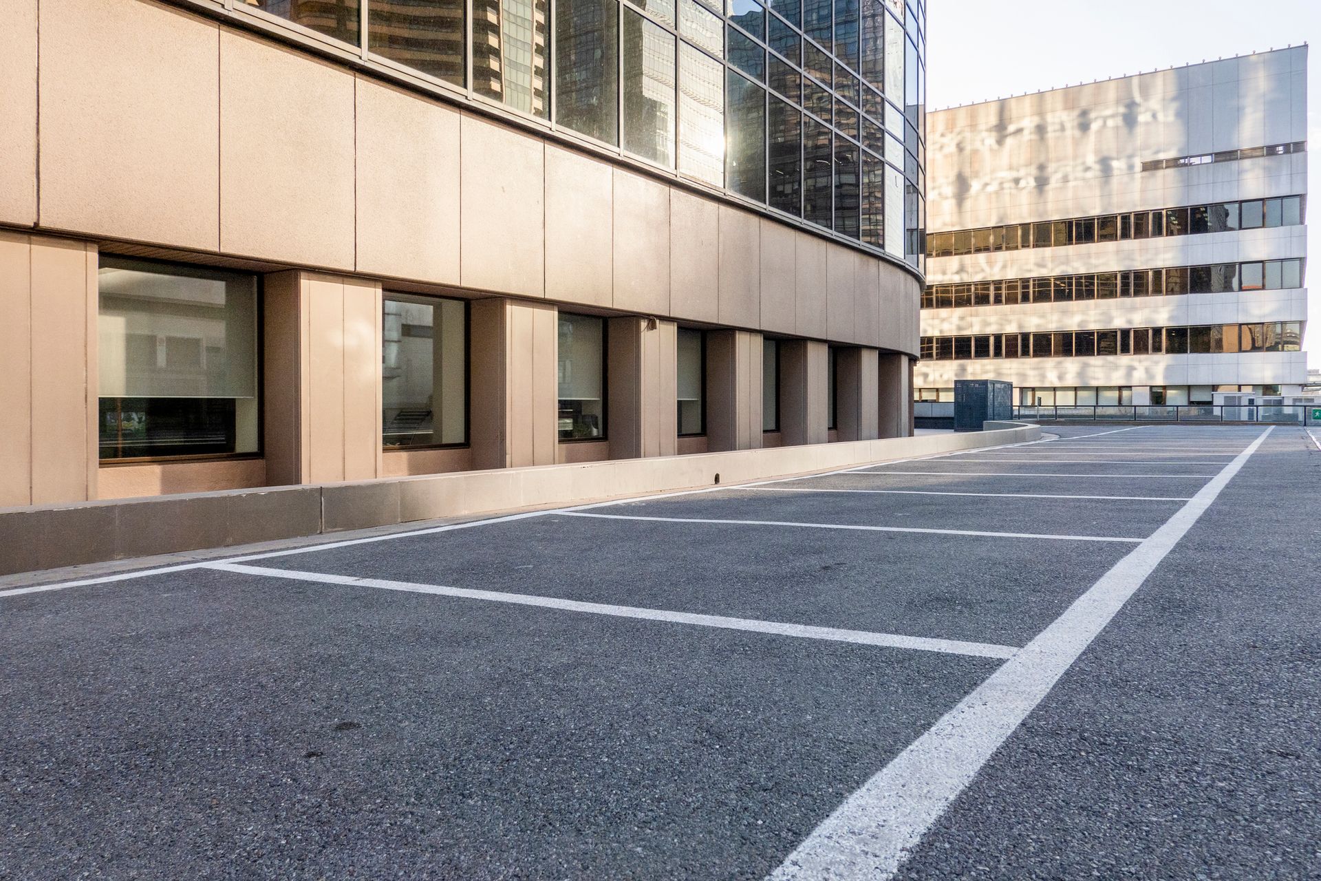 View of a Business Asphalt Parking Lot | South Lebanon, OH - Affordable Paving Company