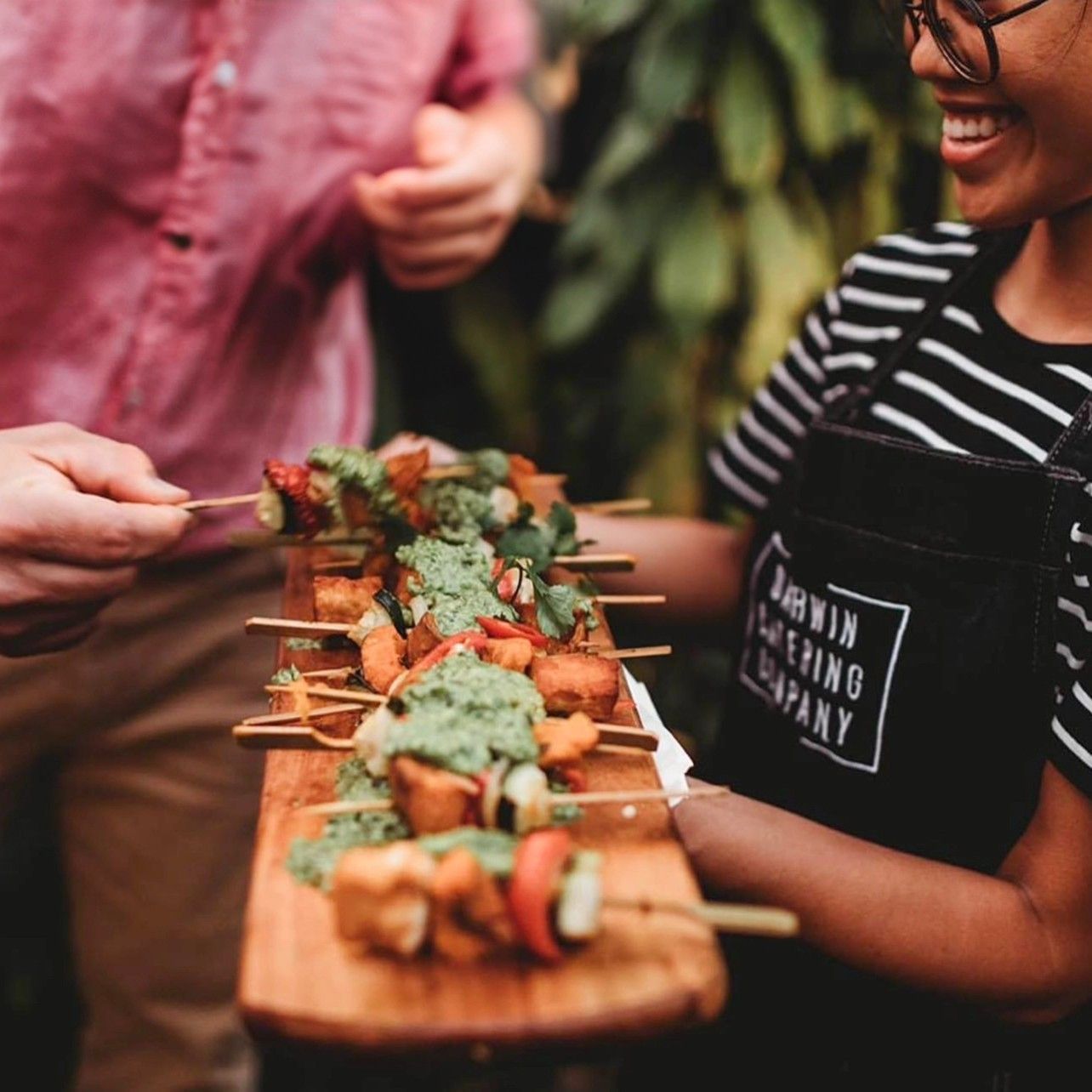 A Wooden Cutting Board Topped With a Variety of Appetizers — Darwin Catering Company in Brinkin, NT