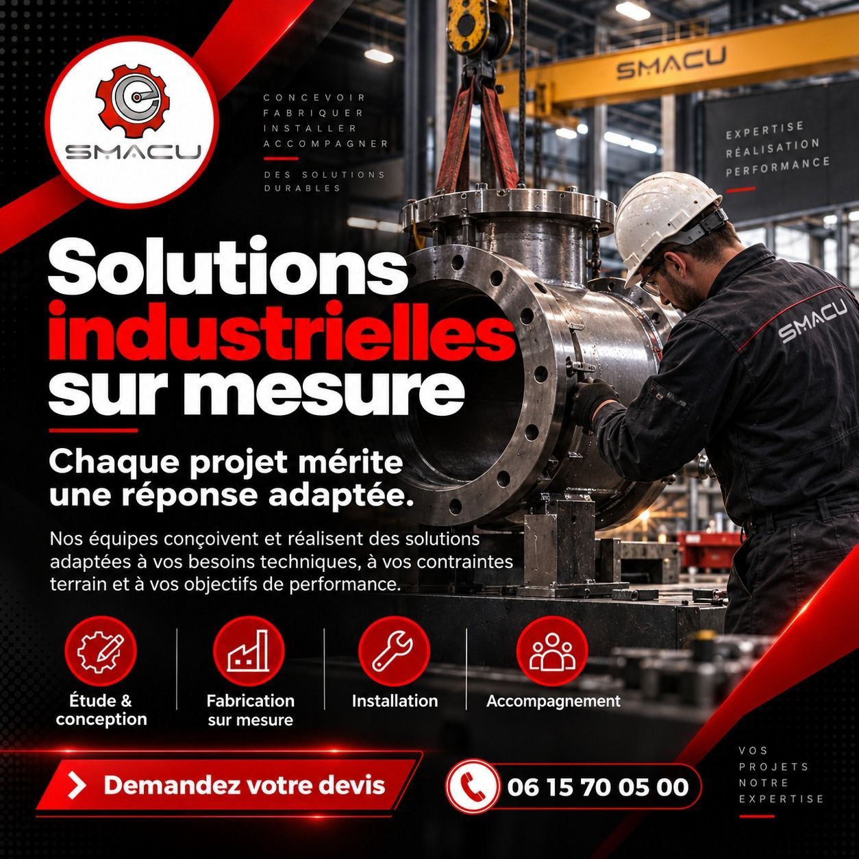 Solutions industrielles sur mesure SMACU