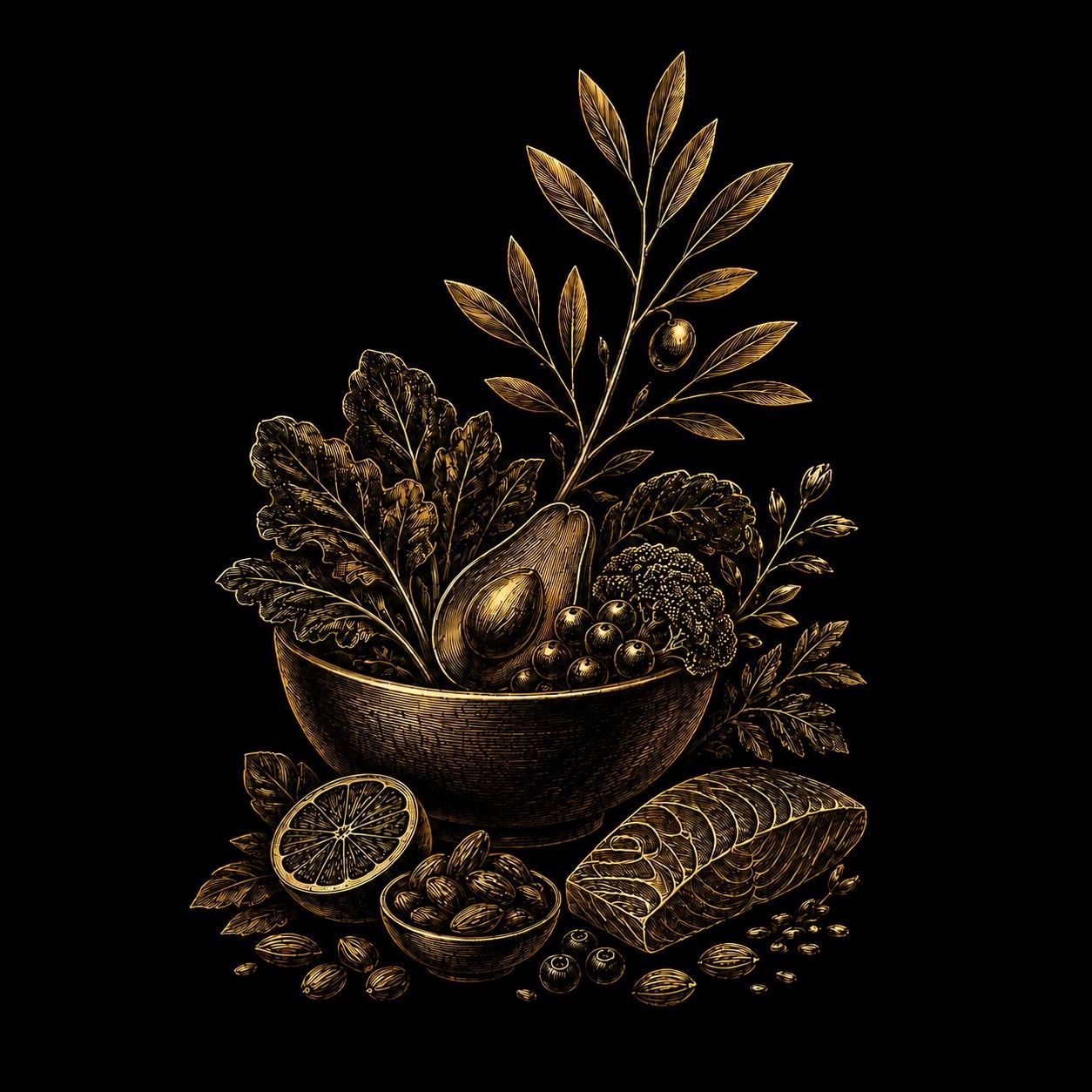 There are many different types of food on the table.